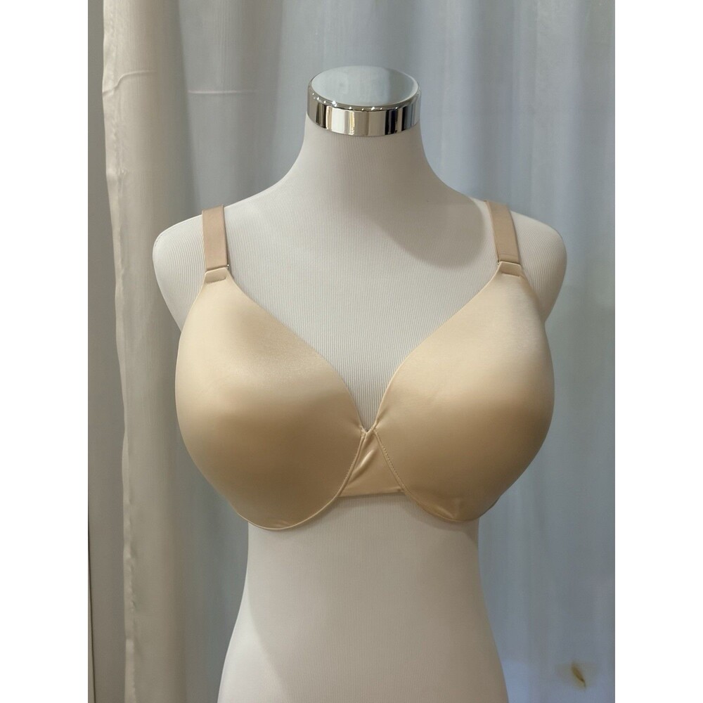 Soma 36G Vanishing Back Full Coverage Front Close Bra Light Nude NWOT